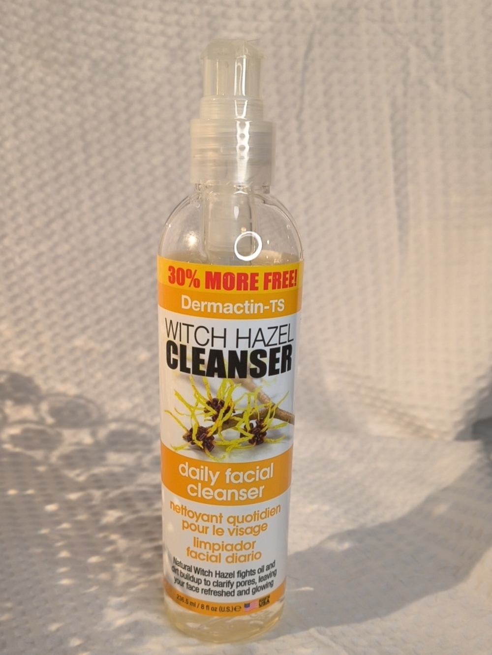 Dermactin-TS Witch Hazel Daily Facial Cleanser 8 Oz
